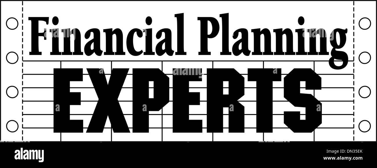 Des experts en planification financière Illustration de Vecteur