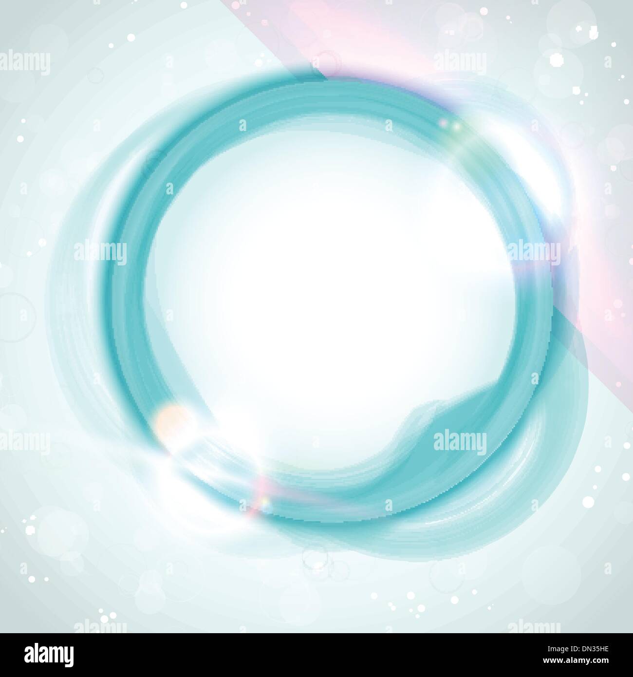 Cercle Vert Bleu moderne Effets lumineux Illustration de Vecteur