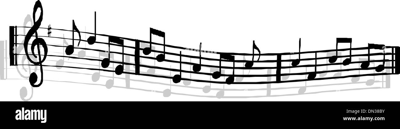 Symboles musicaux Illustration de Vecteur