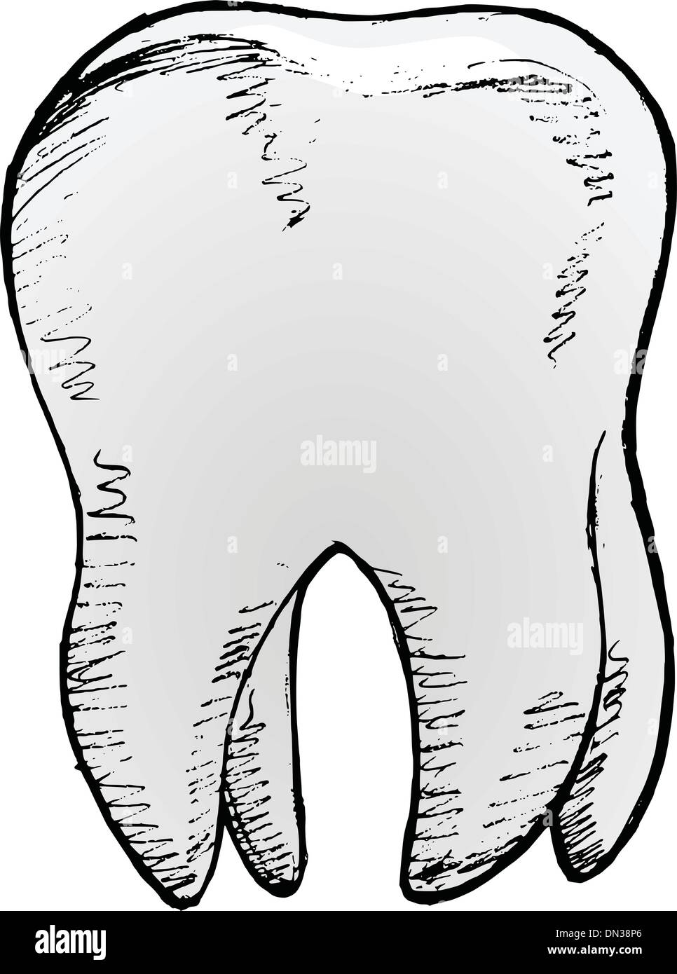 Dent, image vectorielle Illustration de Vecteur