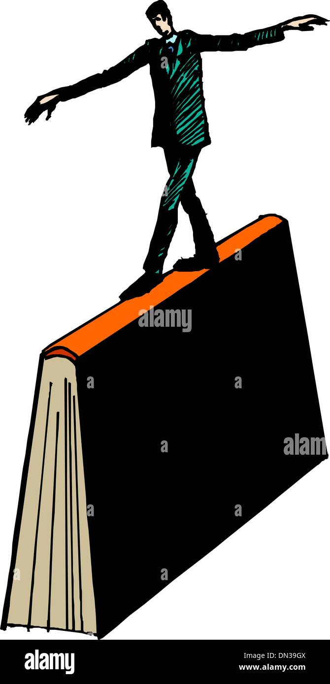 Livre relié Illustration de Vecteur