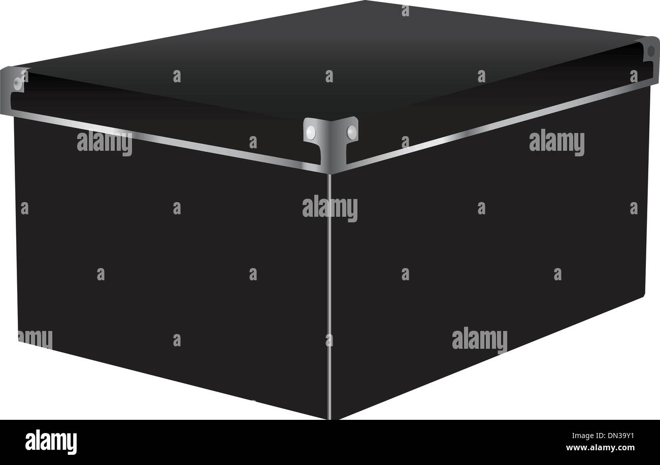 Boîte de rangement Illustration de Vecteur