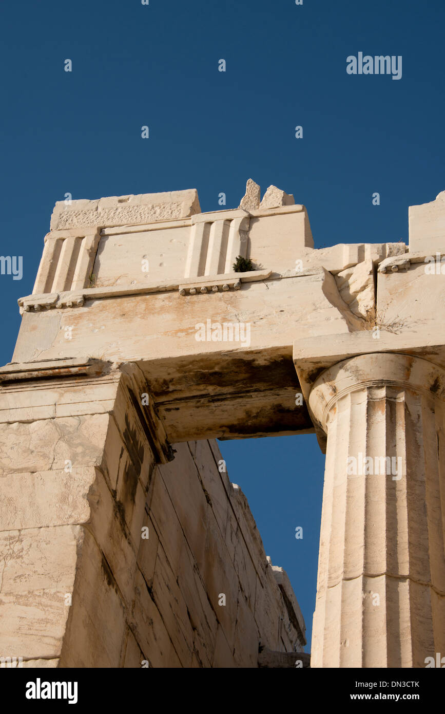 Grèce, Athènes, acropole. Banque D'Images
