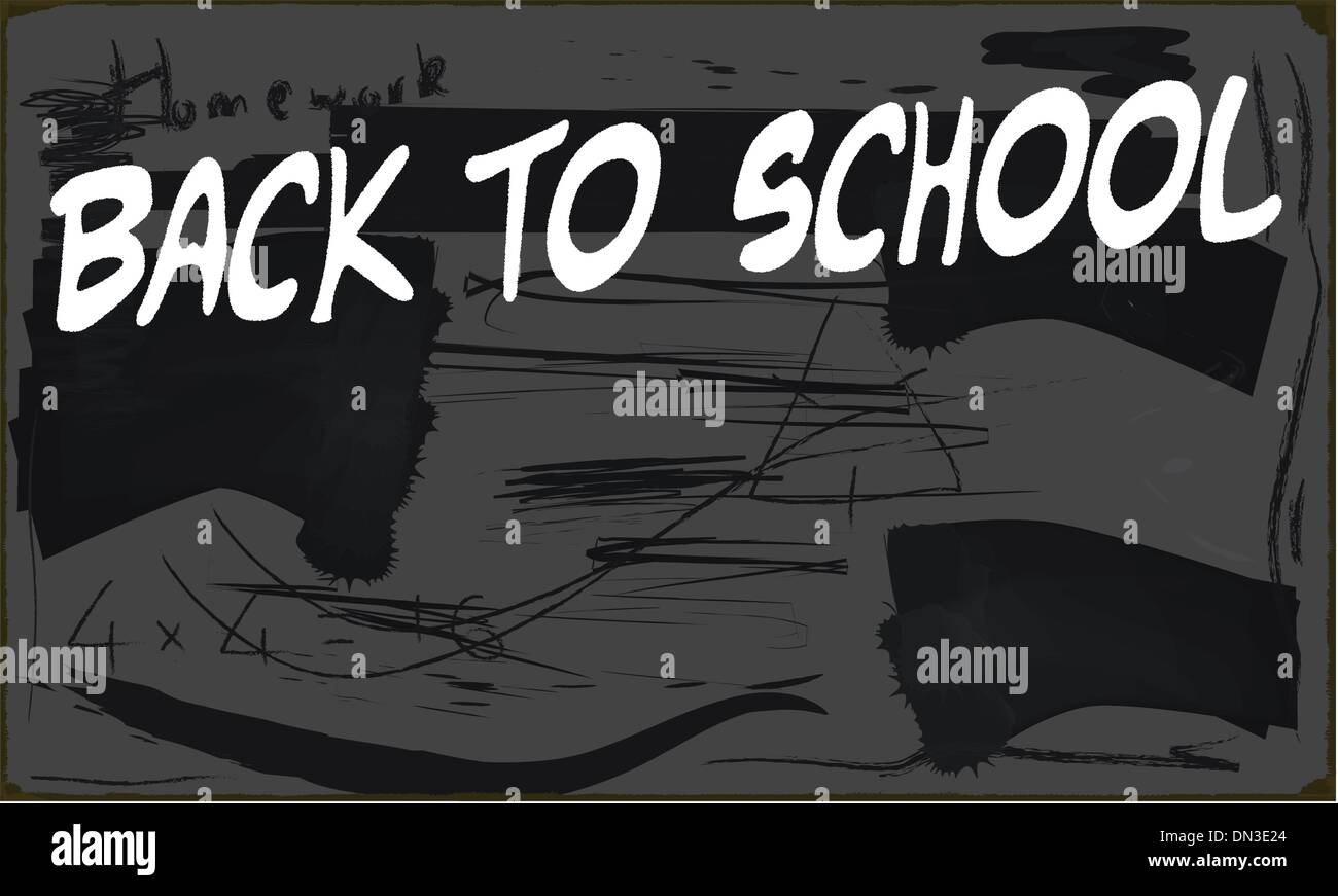 Retour à l’école. Illustration de Vecteur