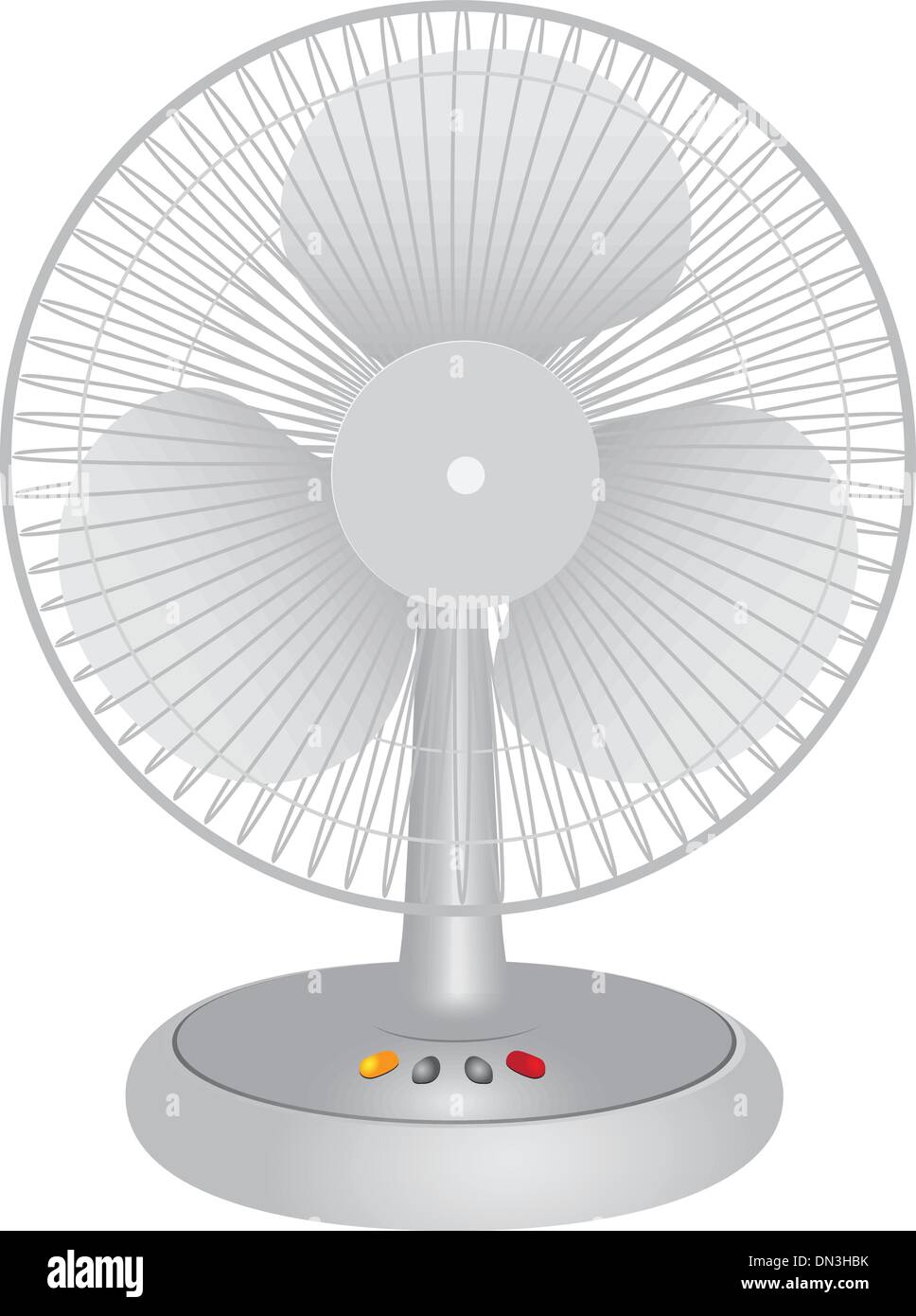 Ventilateur de bureau Illustration de Vecteur