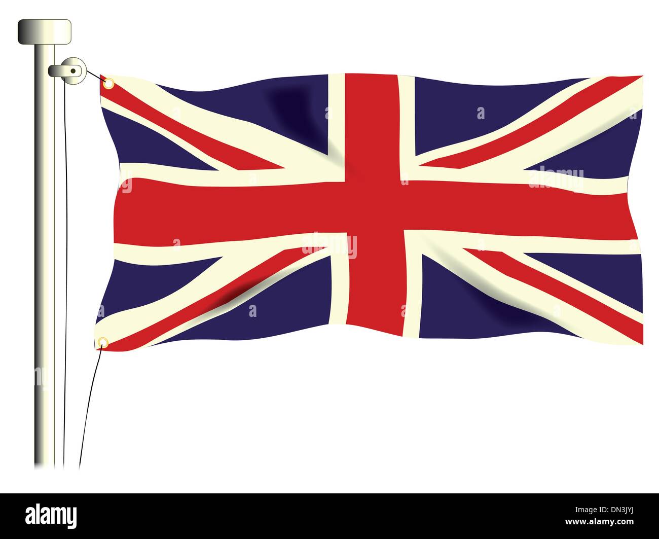 Drapeau de l’Union Jack Illustration de Vecteur