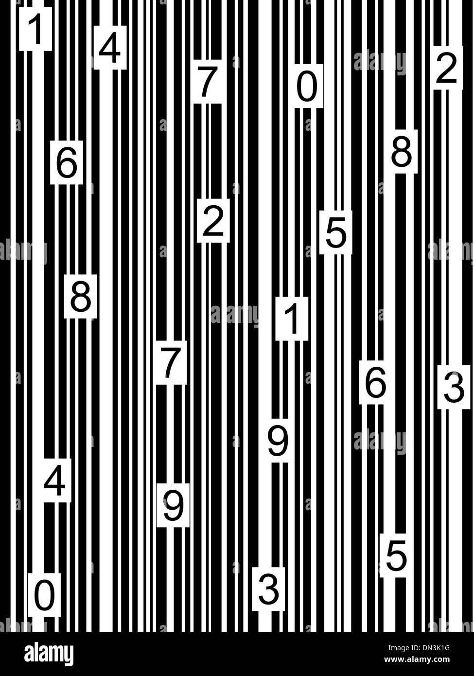 Code à barres Illustration de Vecteur