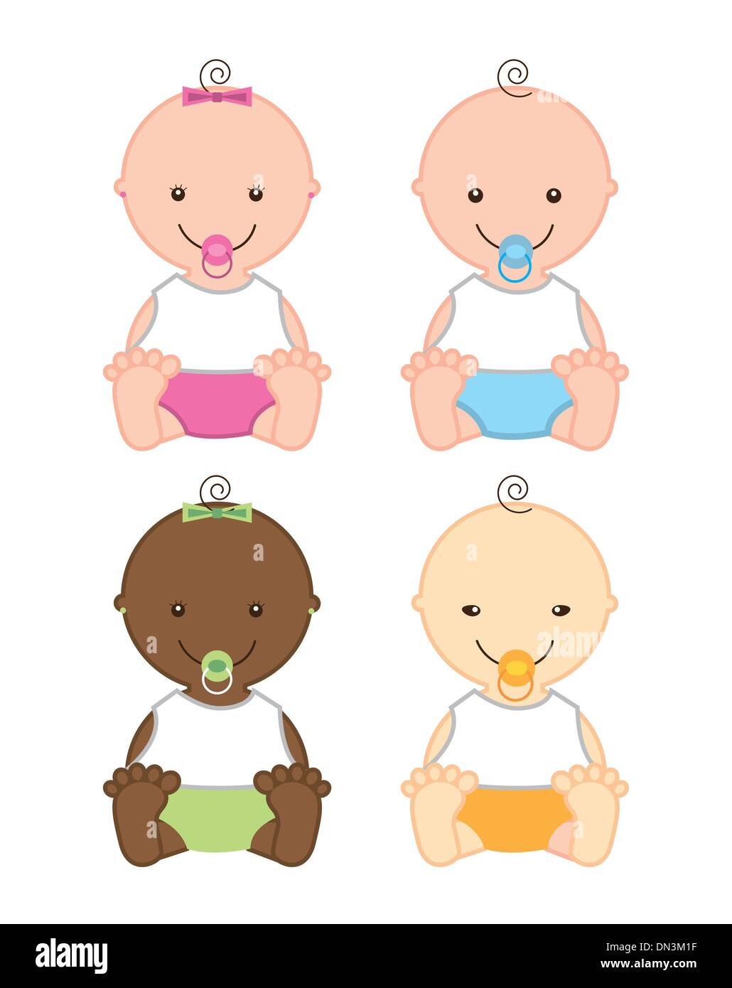 vecteur de bébé Illustration de Vecteur