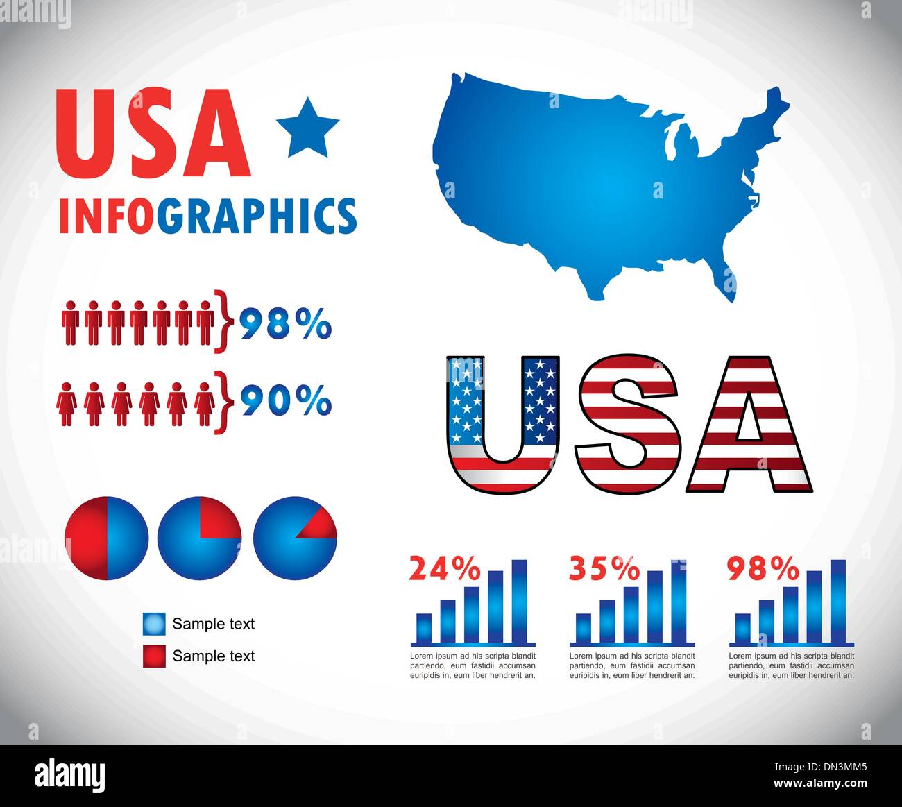 Infographie Illustration de Vecteur