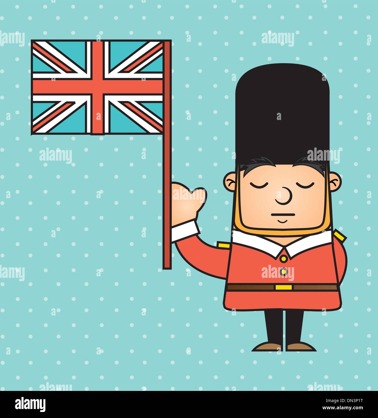 garde de Londres Illustration de Vecteur