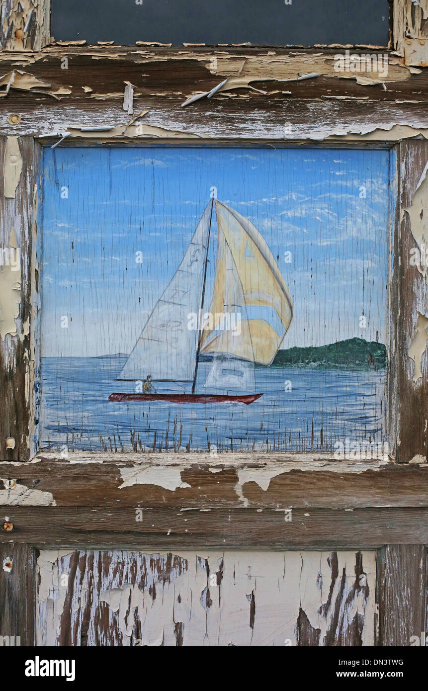 Old sailboat painting Banque de photographies et d'images à haute  résolution - Alamy