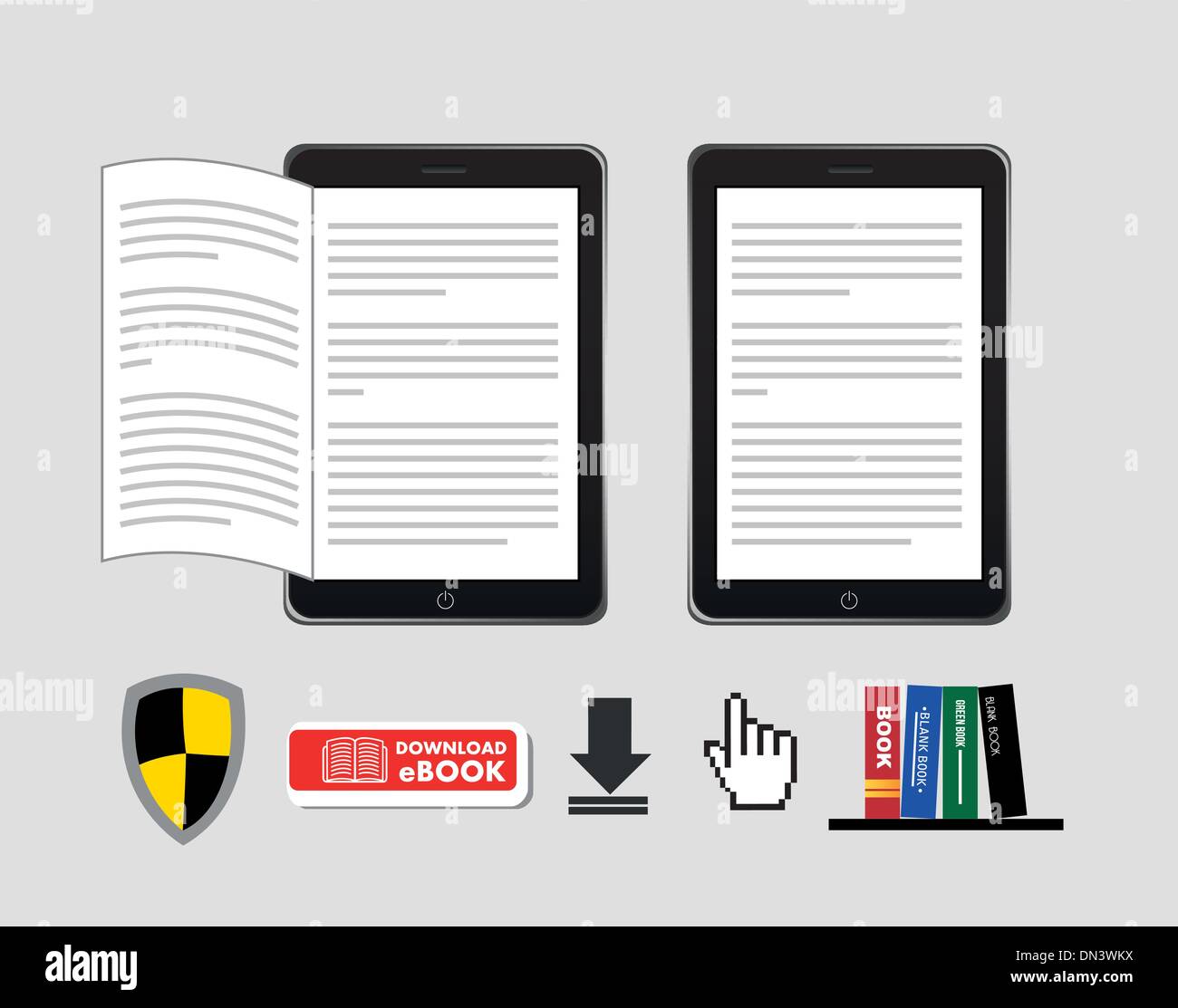 ebook Illustration de Vecteur