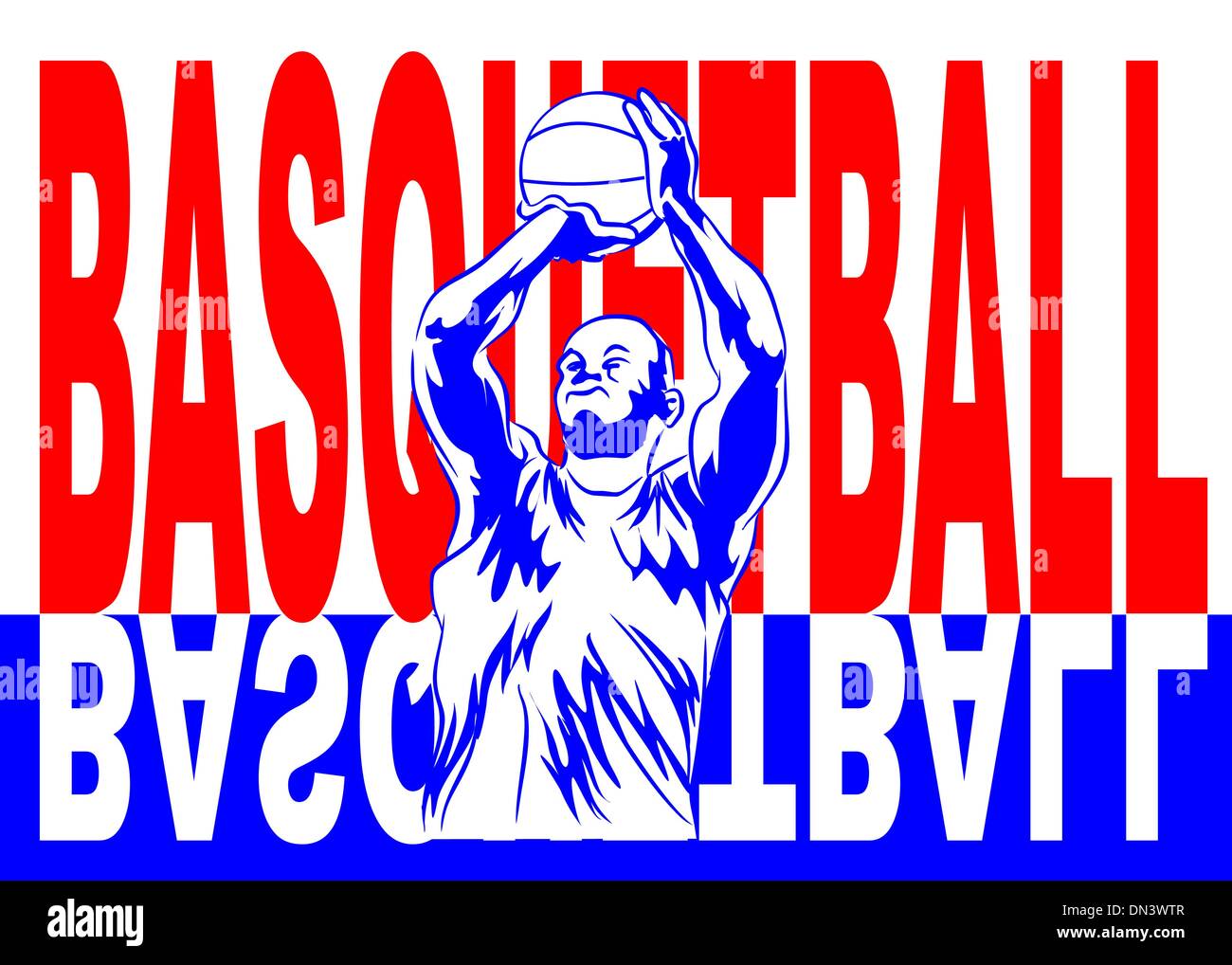 Basquetball poster Illustration de Vecteur