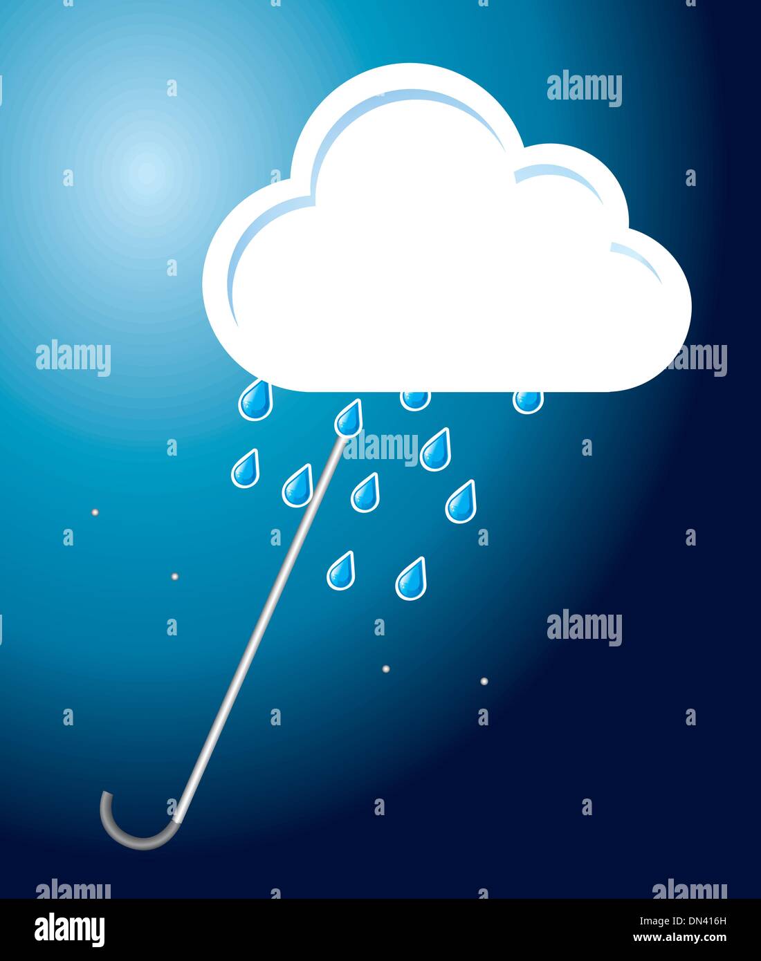 parapluie Illustration de Vecteur