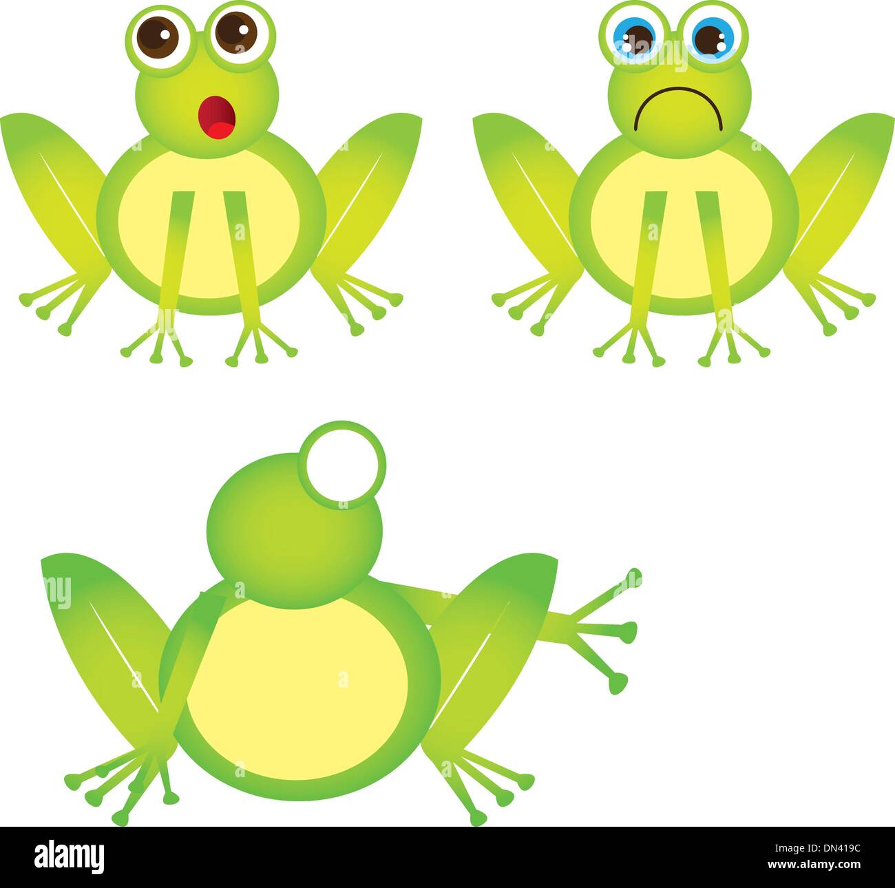 grenouilles Illustration de Vecteur