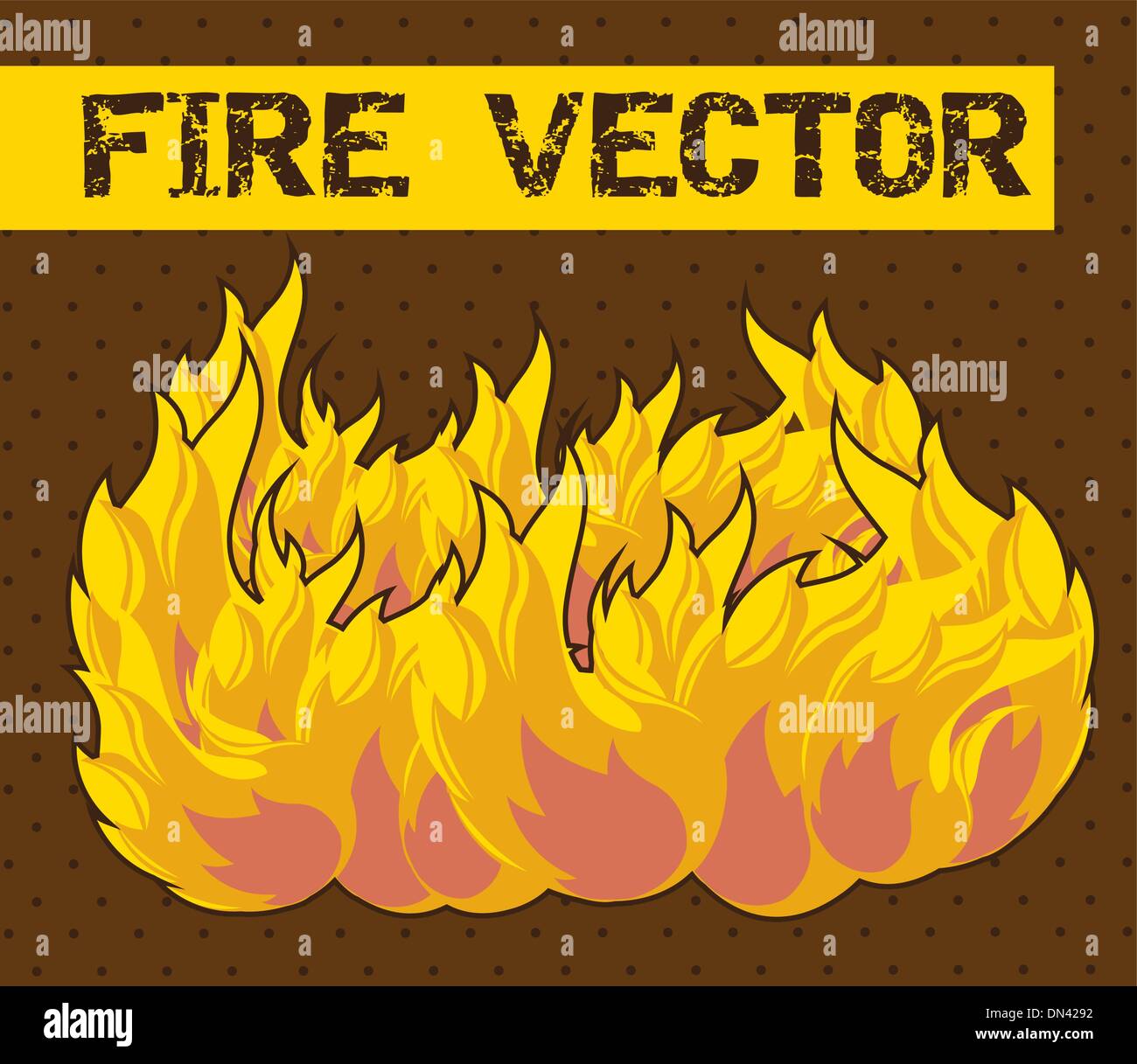 feu dessin animé Image Vectorielle Stock - Alamy