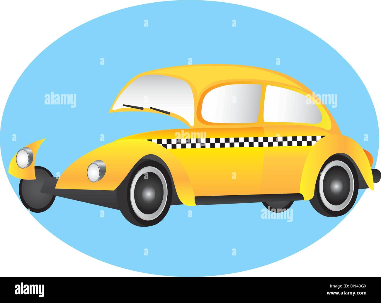 vecteur de taxi Illustration de Vecteur