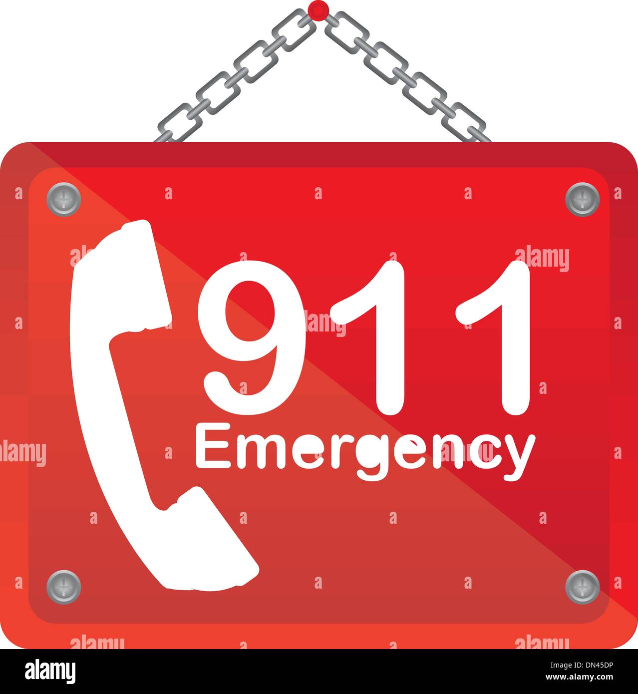 d’urgence 911 Illustration de Vecteur