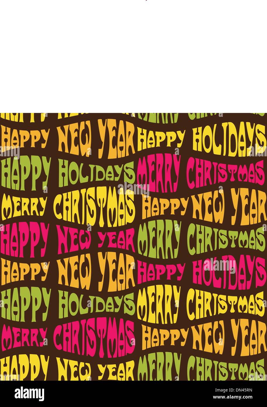 Noël arrière-plan transparent à partir de différents mots Illustration de Vecteur