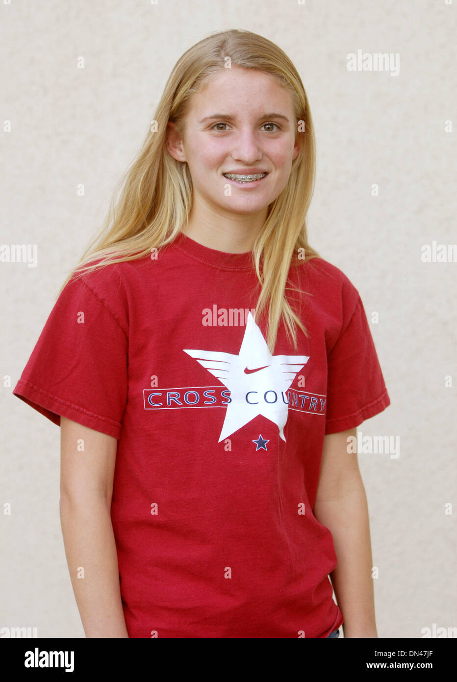 La grâce des Ordres, Campolindo cross country runner et l'athlète féminine de la semaine, le mardi 27 novembre 2007. (Bob Larson/Contra Costa Times/ZUMA Press) Banque D'Images