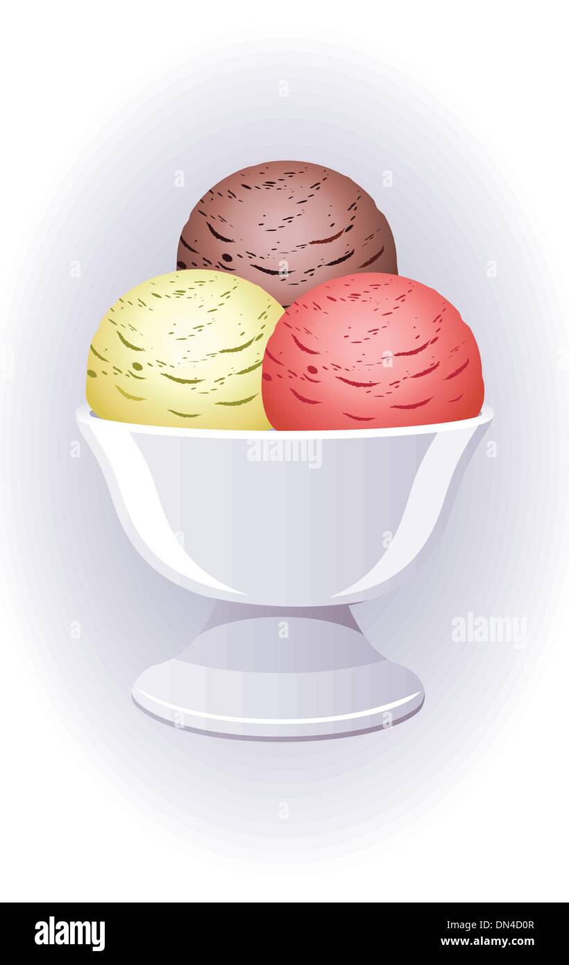 Vector icecream Illustration de Vecteur