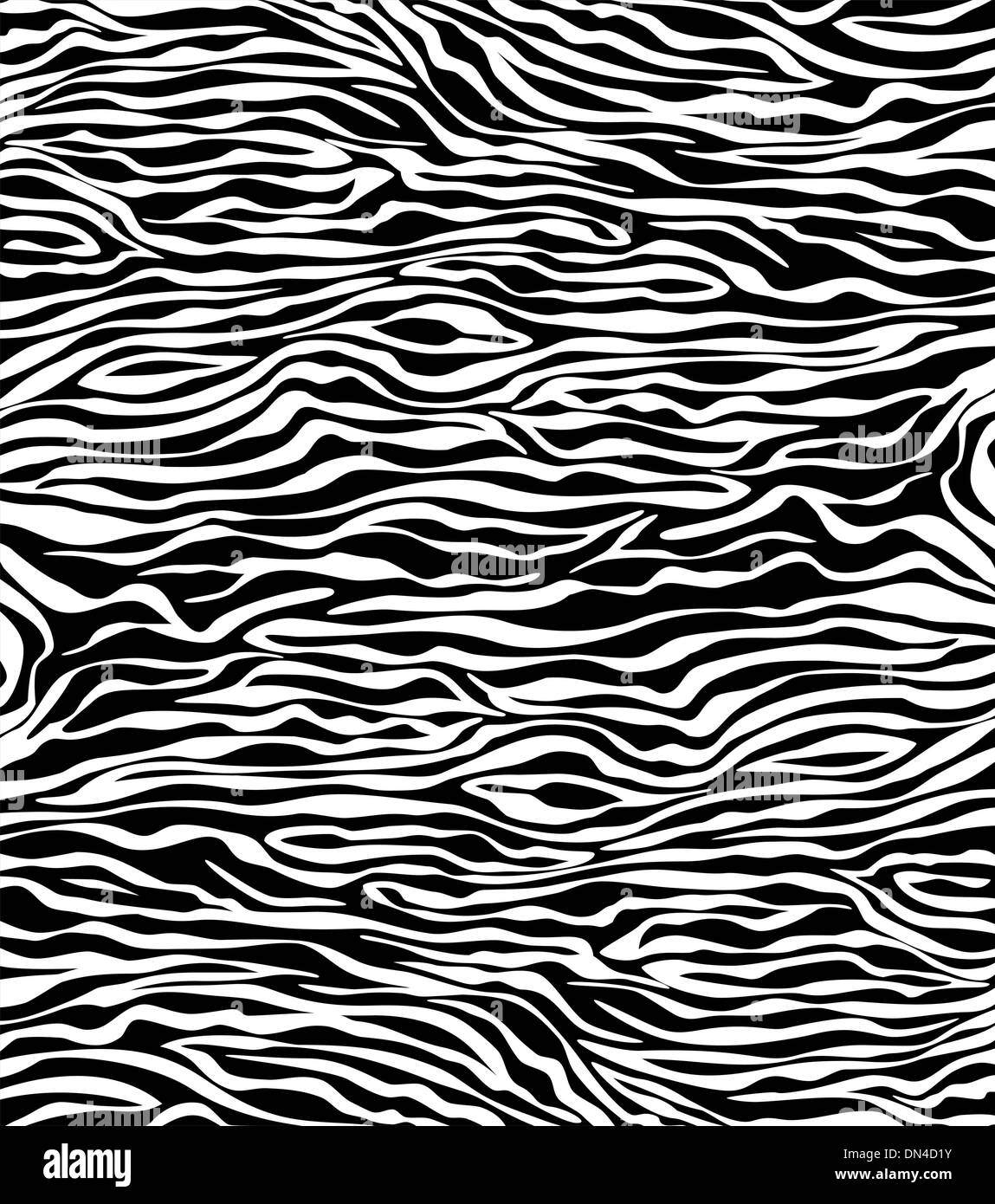 Résumé La texture de peau de zèbre Illustration de Vecteur