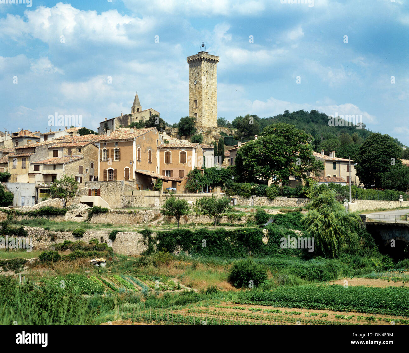 Saint Martin-de-bromes village, Provence, France Banque D'Images