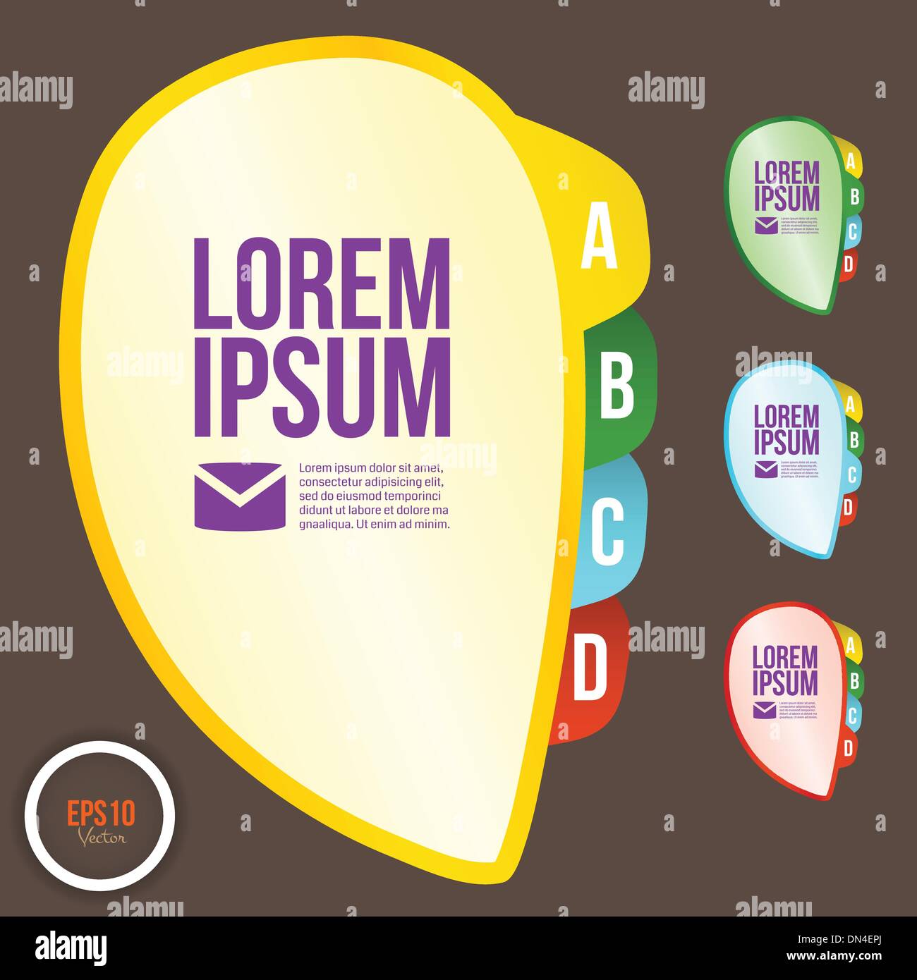 Modèle de conception moderne Illustration de Vecteur