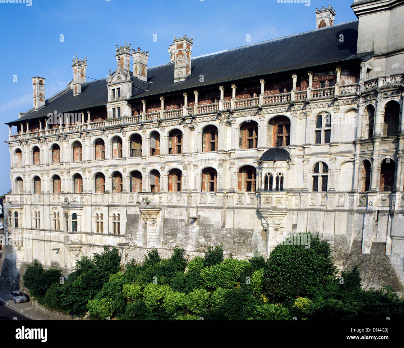 Le Château Royal de Blois (Blois) Château, vallée de la Loire, Blois, Loir-et-Cher, France Banque D'Images
