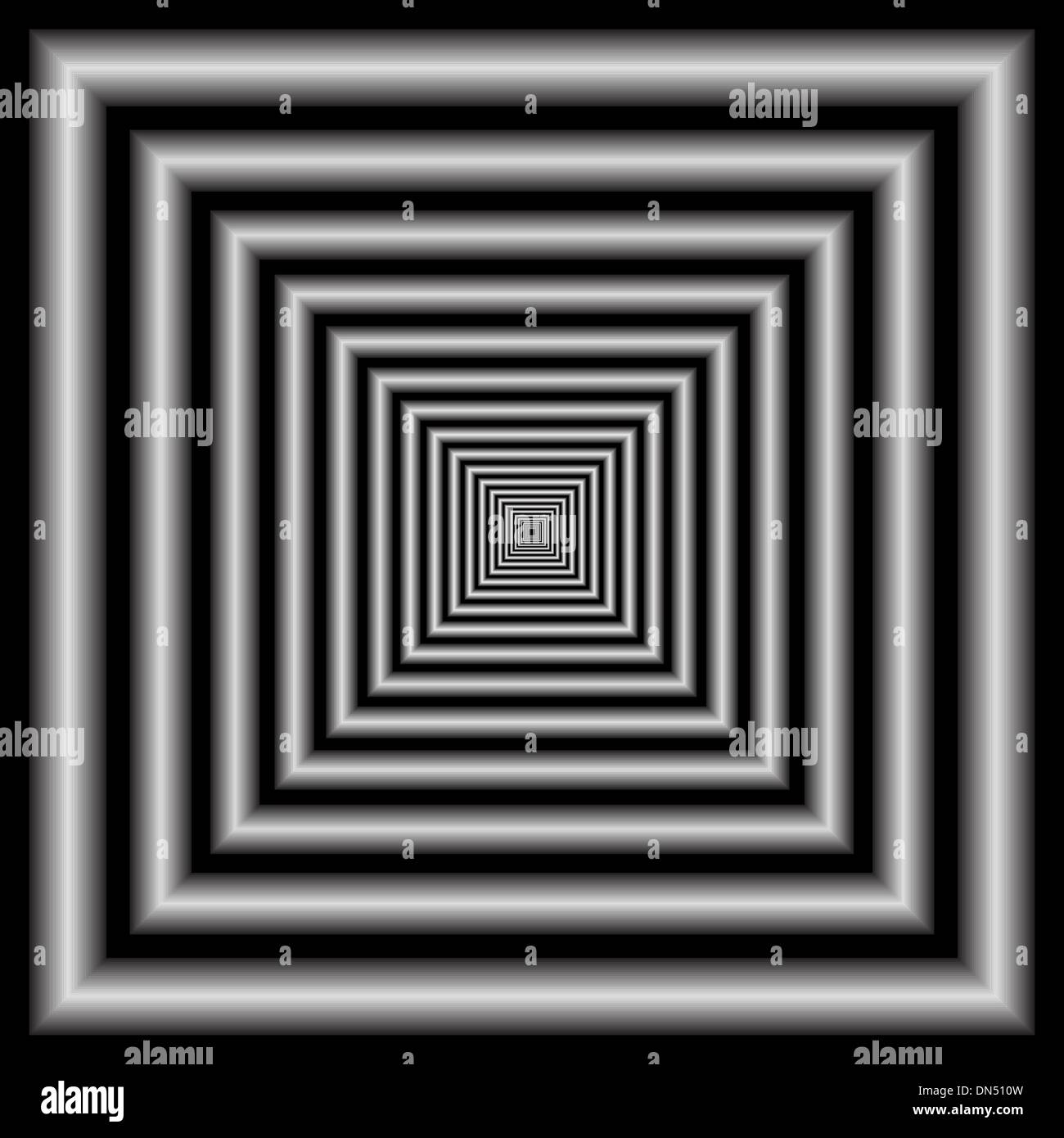 Tunnel optical illusion Banque de photographies et d’images à haute ...