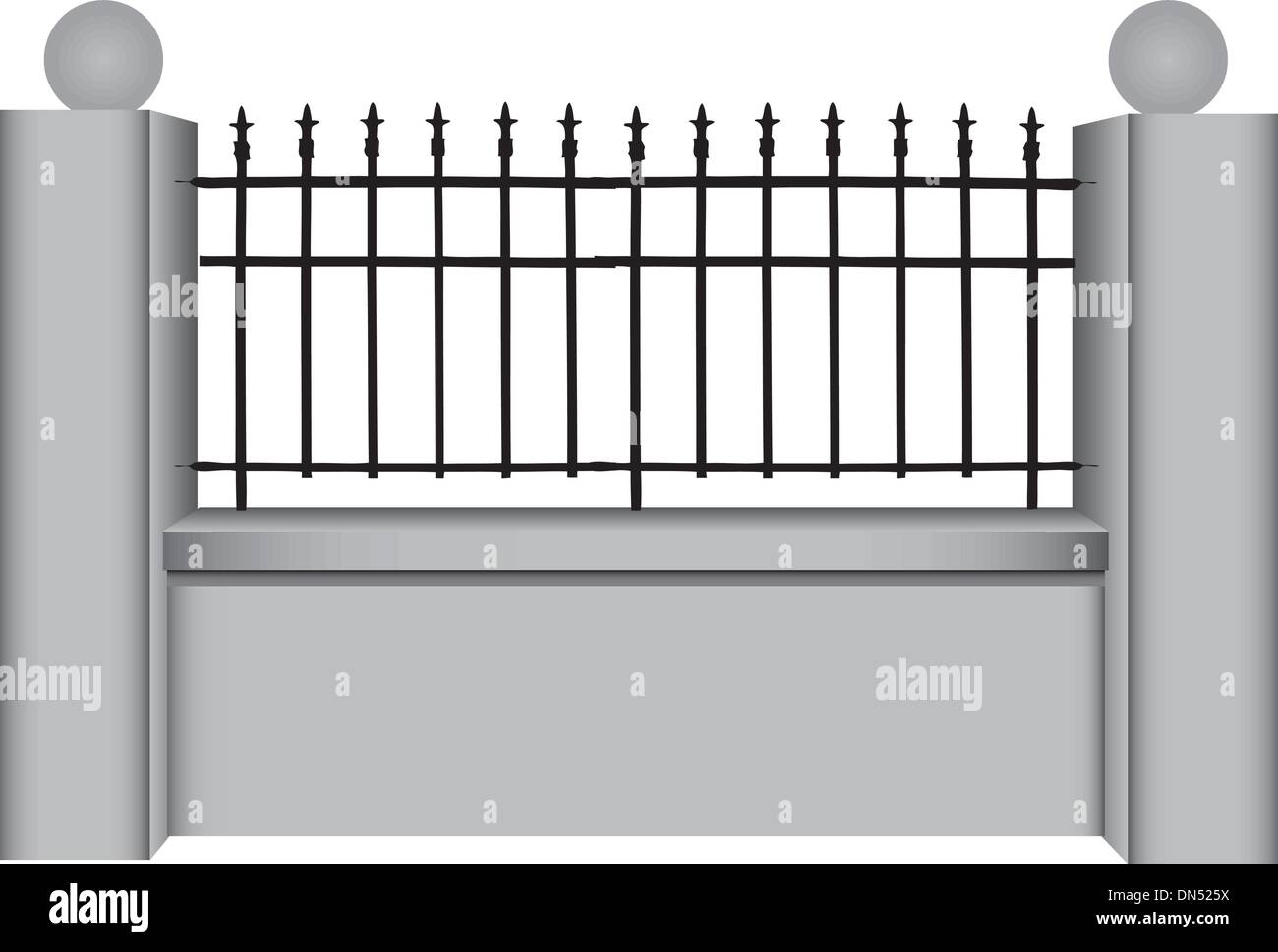 Les barres en acier classique Illustration de Vecteur