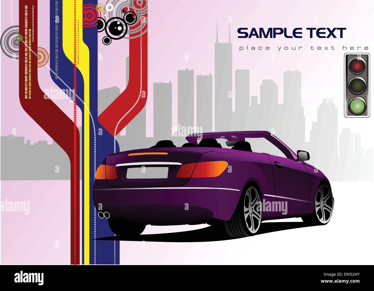 Résumé fond hi-tech . Vector Illustration de Vecteur