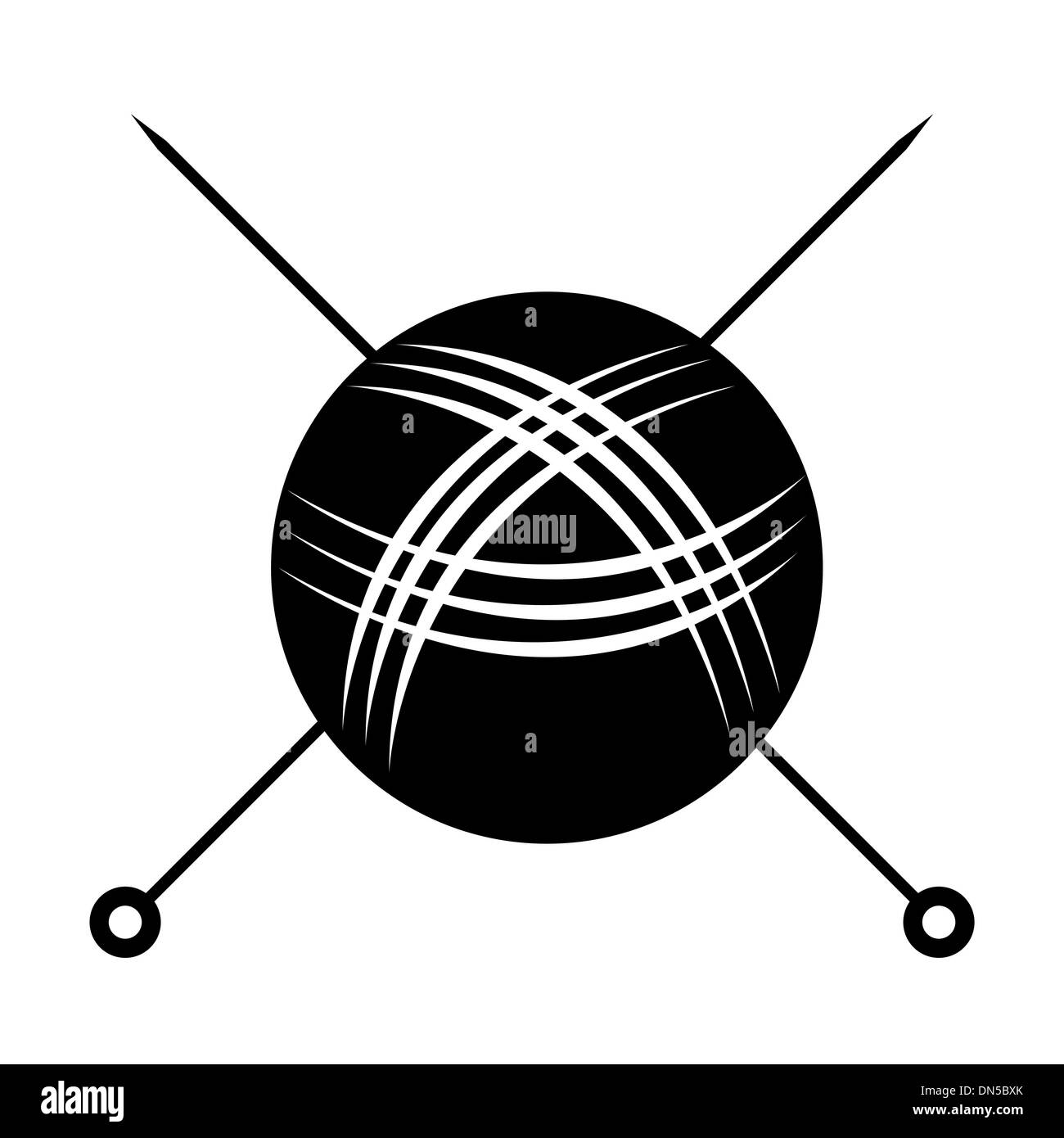 Boule noire avec des rayons d'un fond blanc Illustration de Vecteur