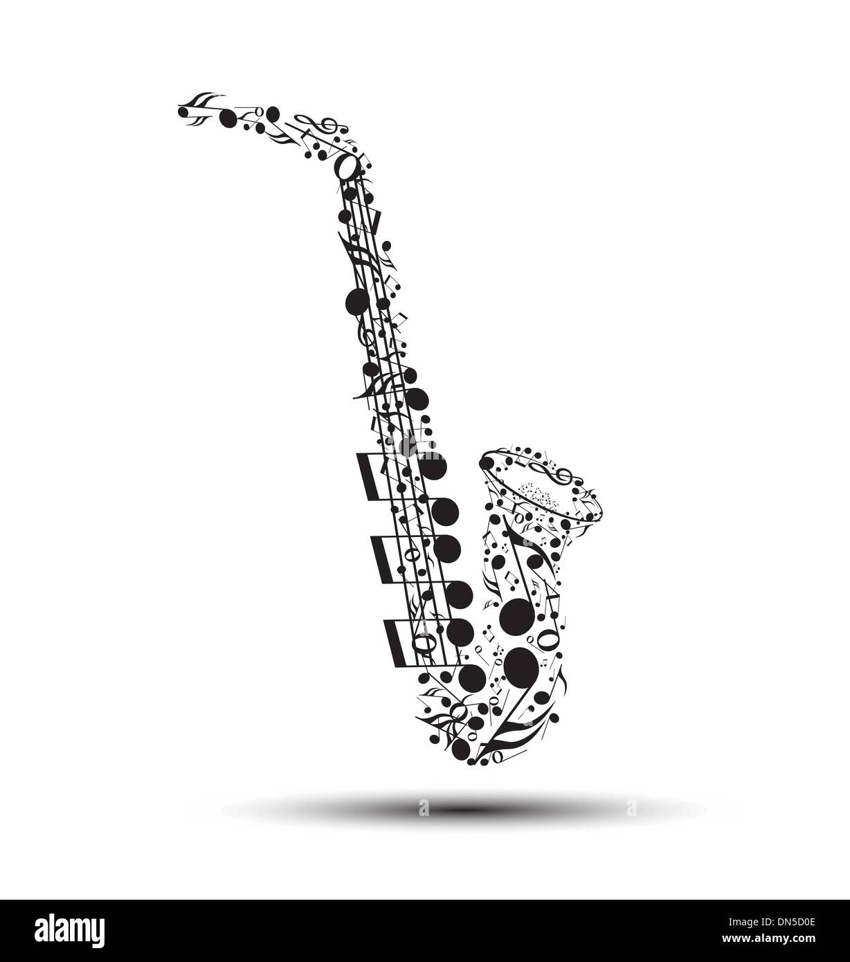 Saxophone Illustration de Vecteur