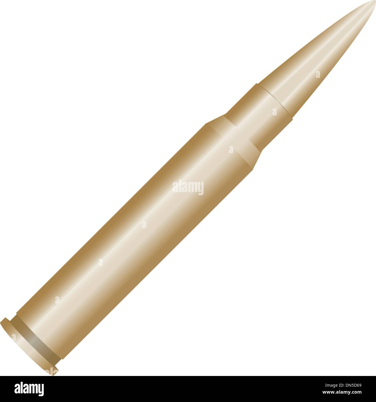 Bullet pour une Kalachnikov Illustration de Vecteur