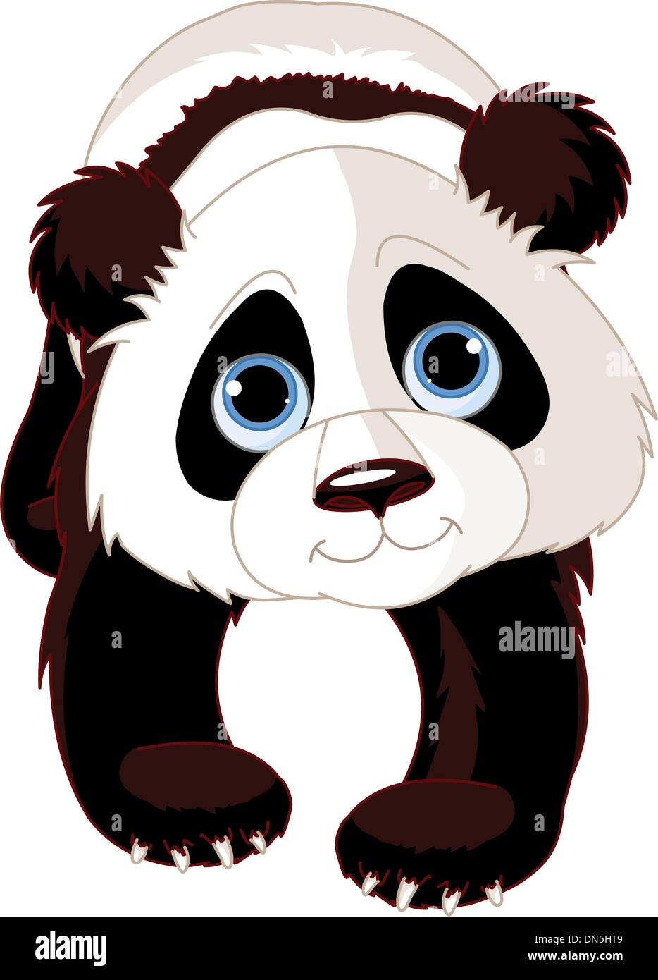 Marche de Panda Illustration de Vecteur