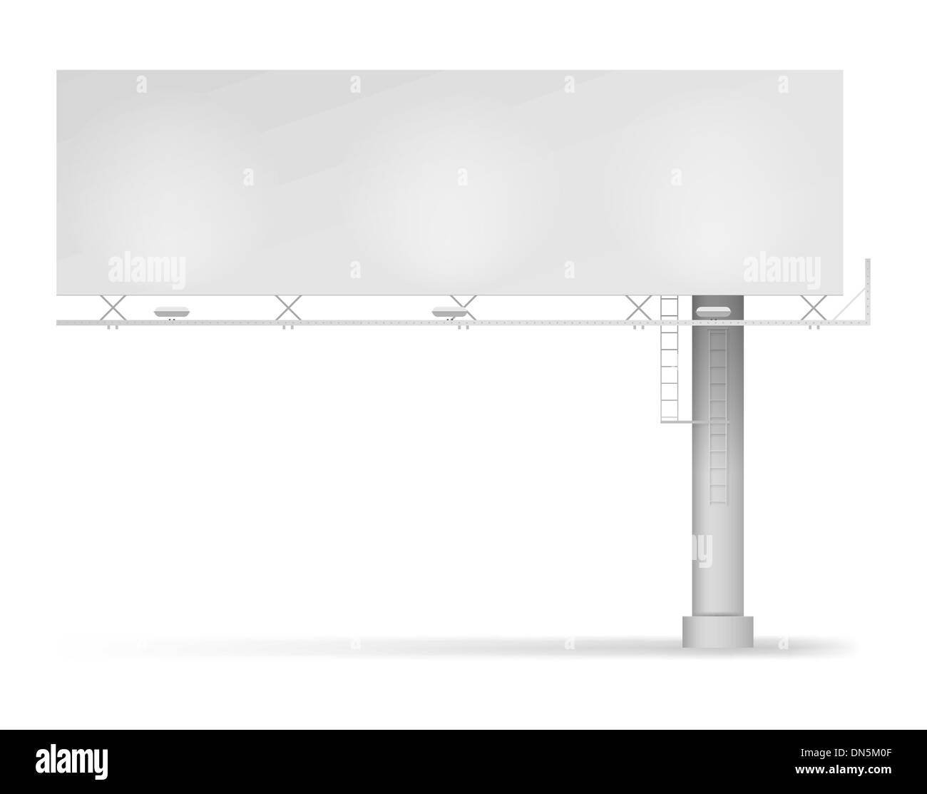 Blank billboard illustration Illustration de Vecteur