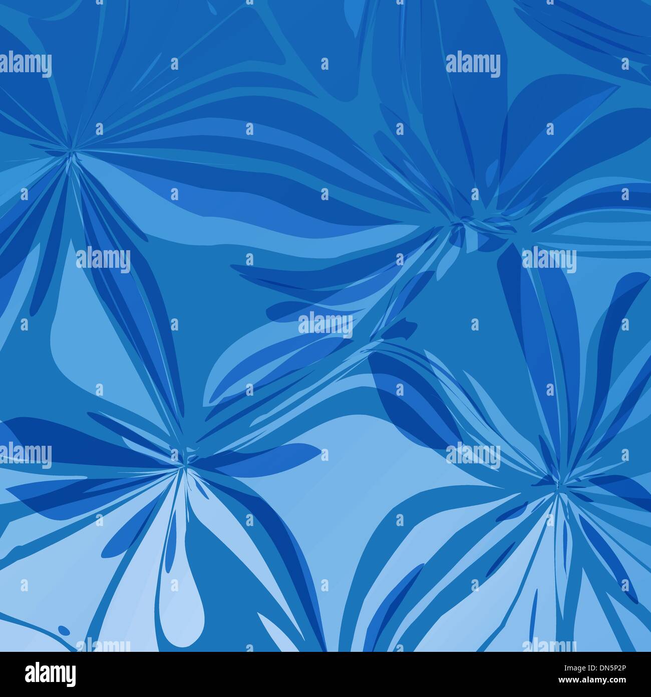 Bleu abstrait fleurs vecteurs Illustration de Vecteur