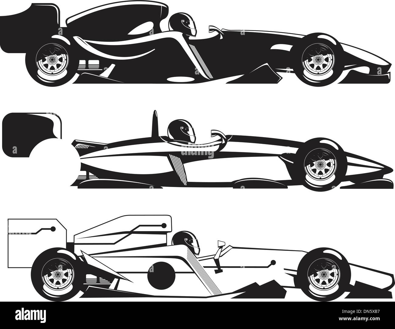 Formule 1 Illustration de Vecteur