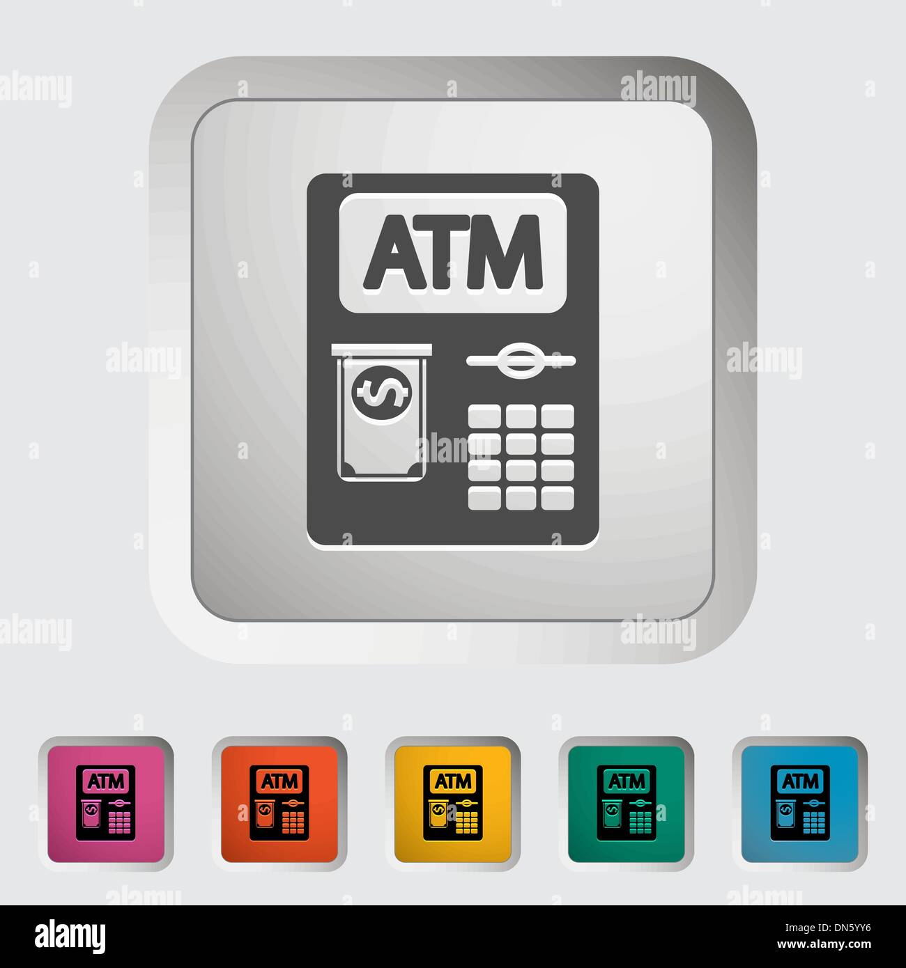 Atm machine symbol icon Banque d'images vectorielles - Alamy