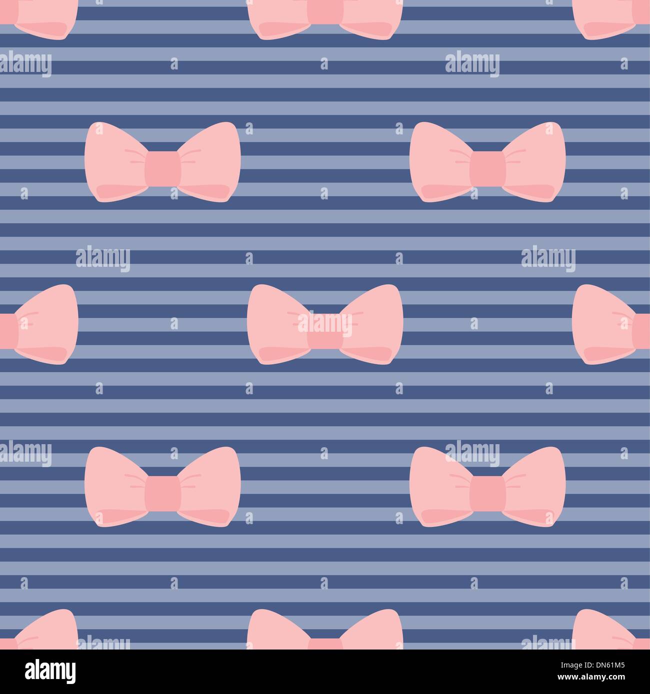 Modèle vectoriel continu avec rose pastel arcs sur un arrière-plan des bandes bleu marine. Illustration de Vecteur
