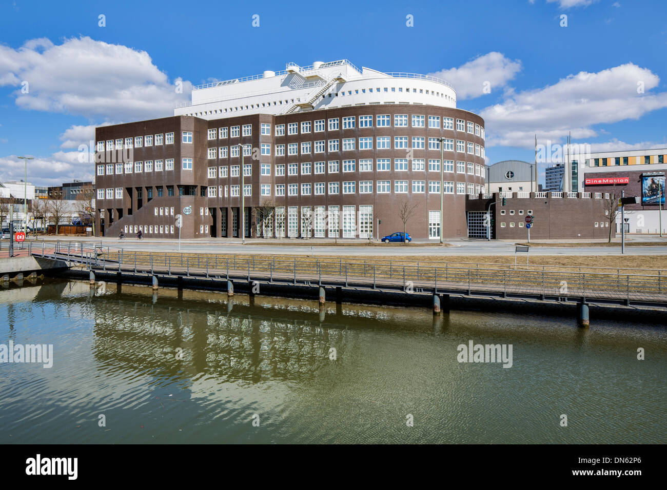 Institut Alfred Wegener pour la recherche polaire et marine, l'ancien bâtiment principal, Bremerhaven, Brême, Allemagne Banque D'Images