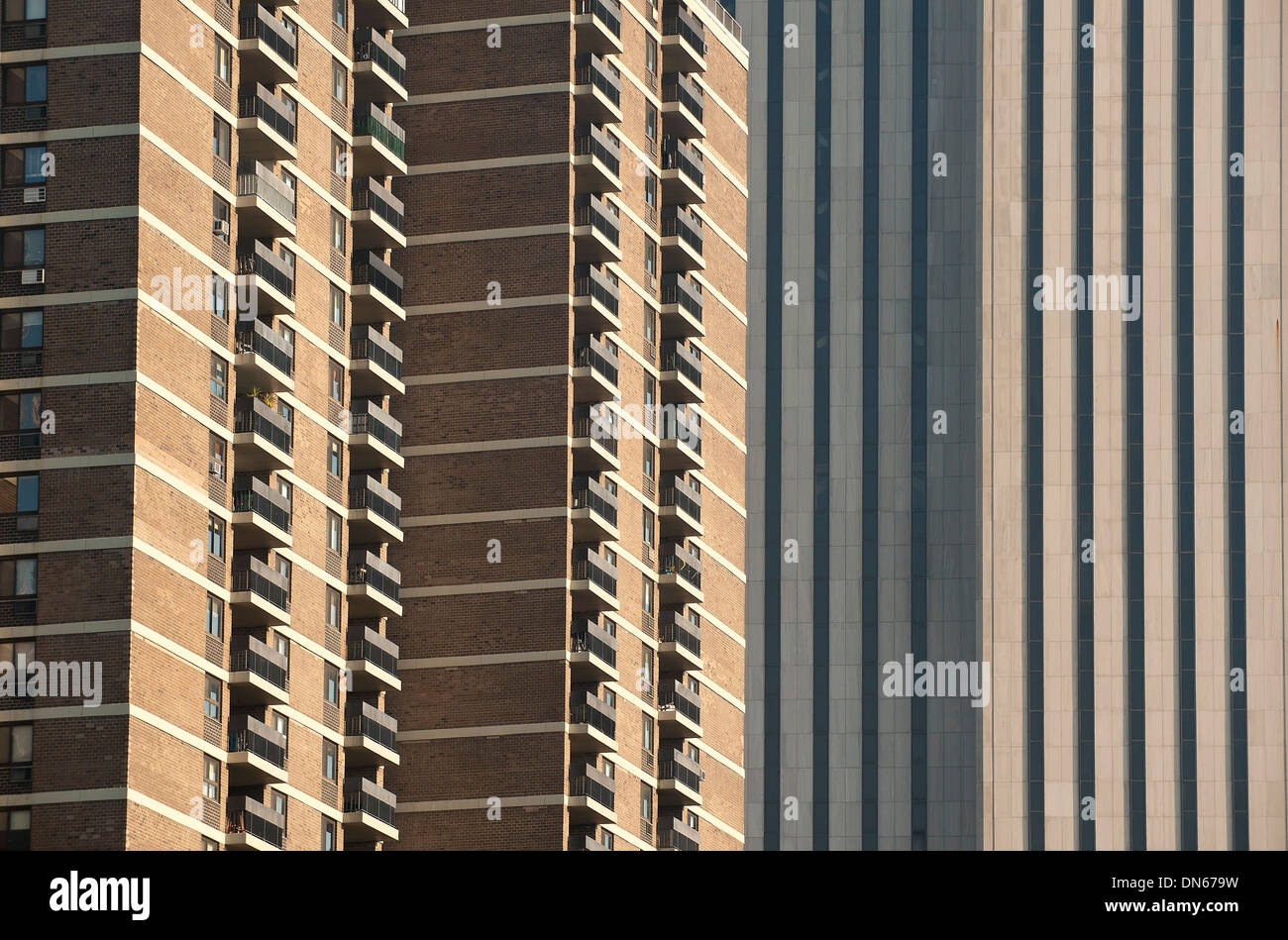 L'extérieur de l'édifice, catégorie gratte-ciel, Manhattan, New York City, USA Banque D'Images