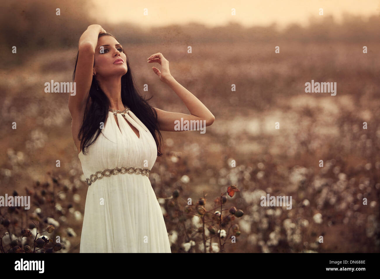 Robe Blanche Banque d'image et photos - Alamy