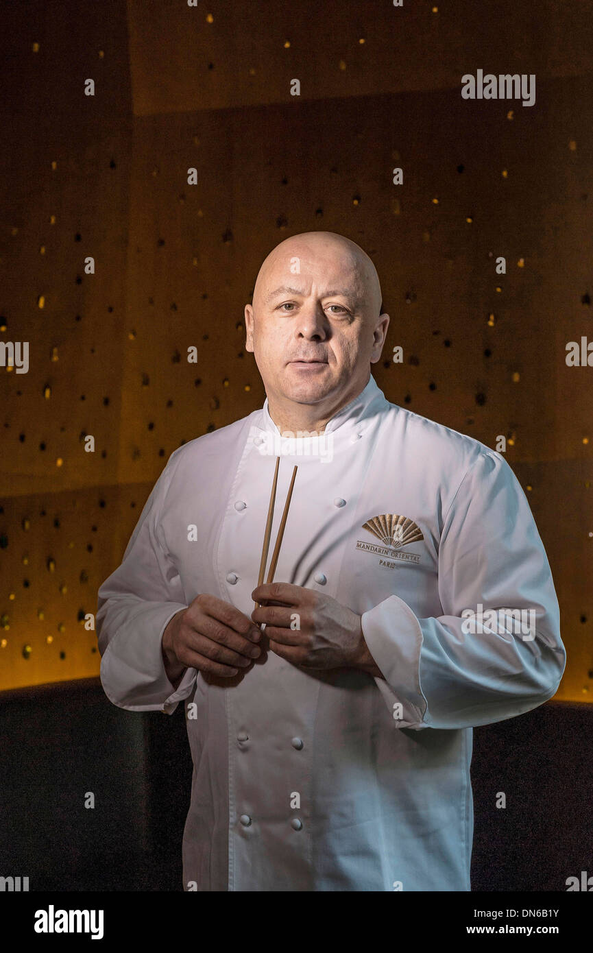 Le chef Thierry Marx (2013/02/20) Banque D'Images