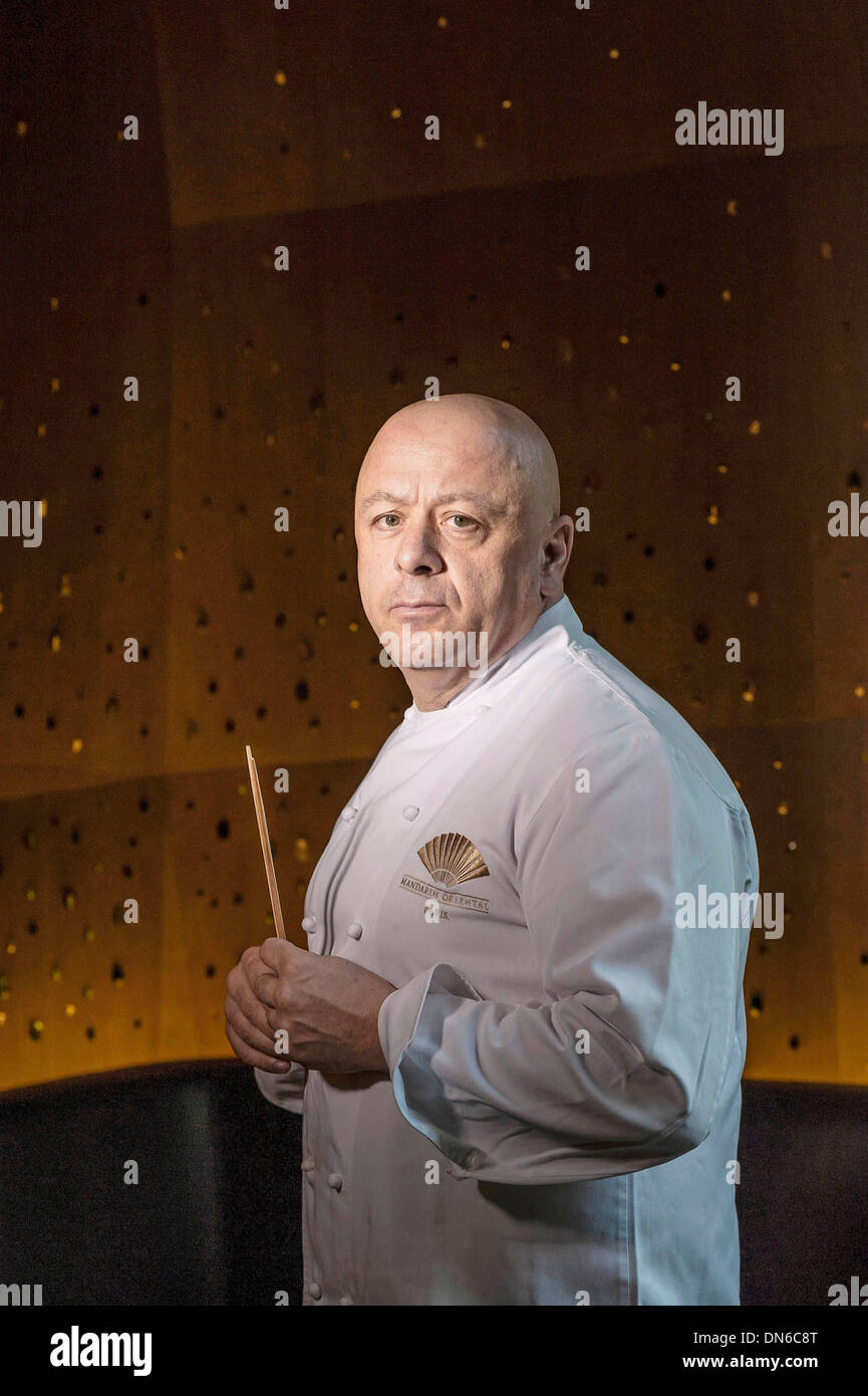 Le chef Thierry Marx (2013/02/20) Banque D'Images