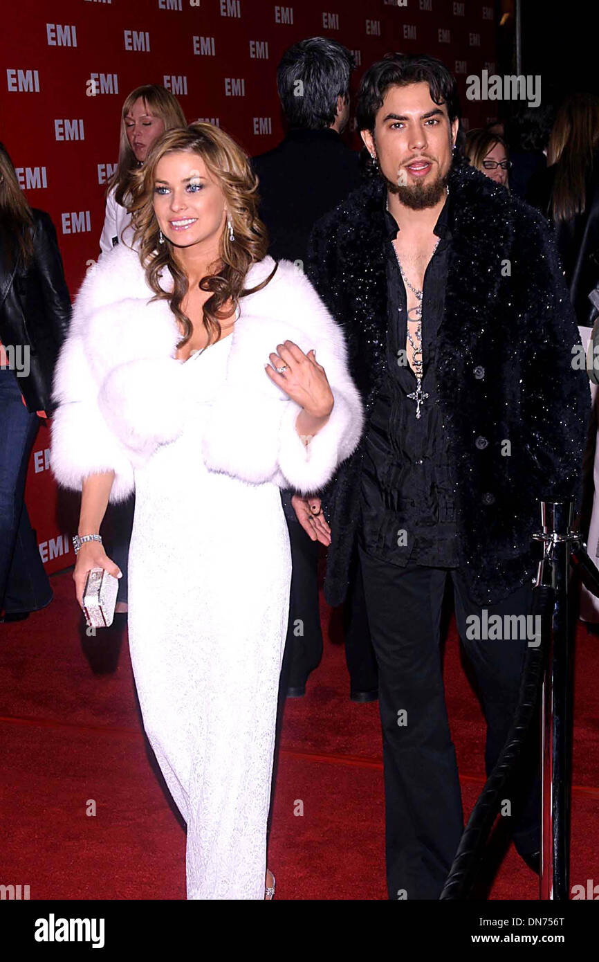 1er janvier 1980 - K34542TR 2/8/04.''IME POST GRAMMY PARTY''.LOS ANGELES COUNTY MUSEUM OF ART WILSHIRE BLVD..CARMEN ELECTRA & HUSBEND DAVE NAVARRO. TOM RODRIGUEZ / 2004(Credit Image : © Globe Photos/ZUMAPRESS.com) Banque D'Images