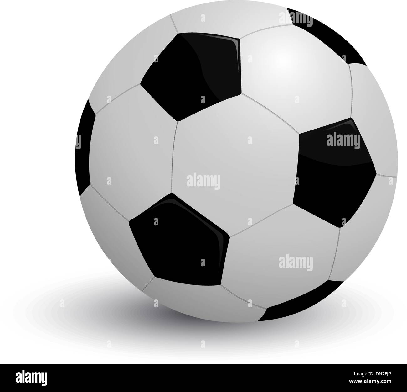 Icône du football Illustration de Vecteur