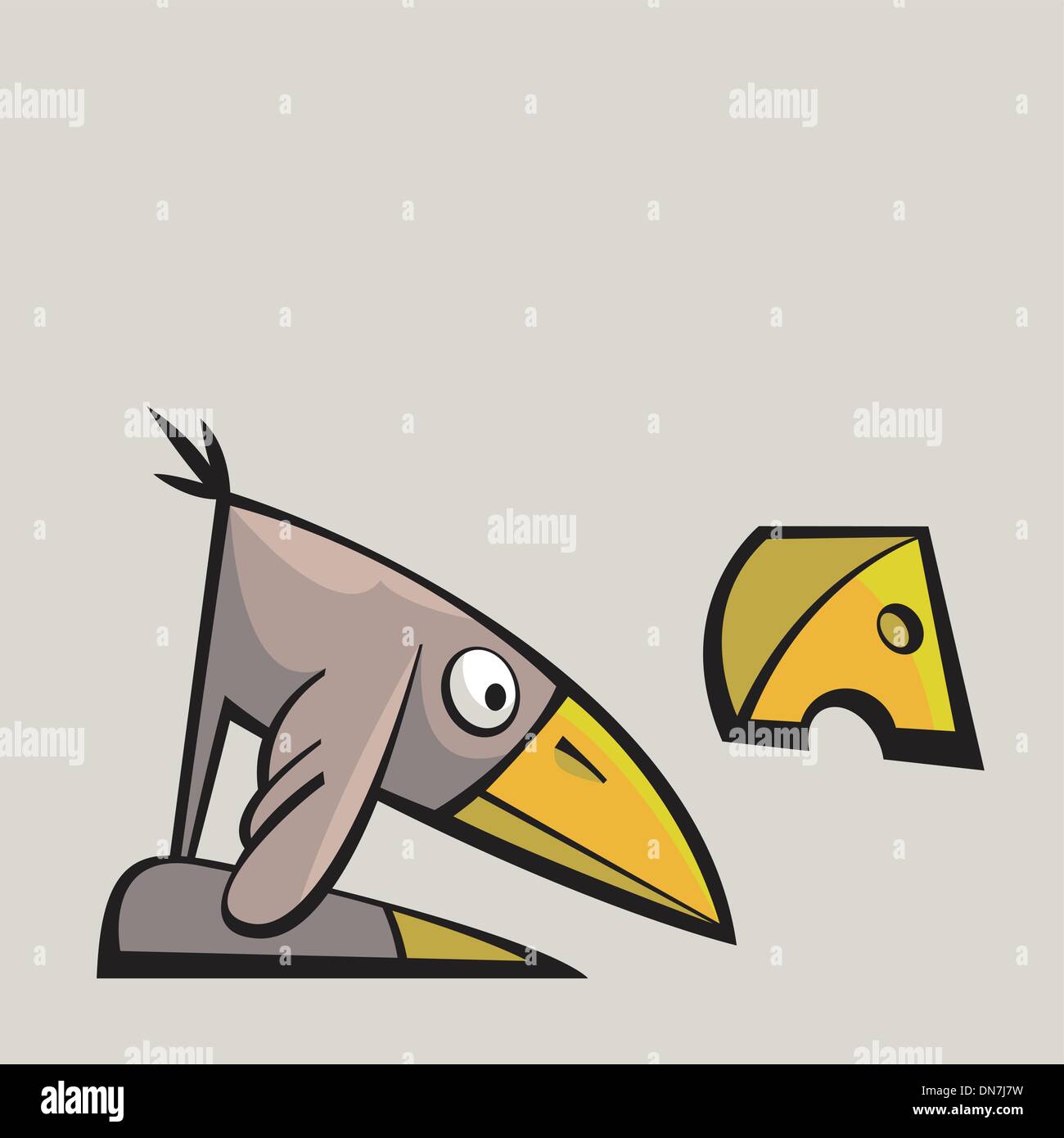 Funny cute Birds Illustration de Vecteur