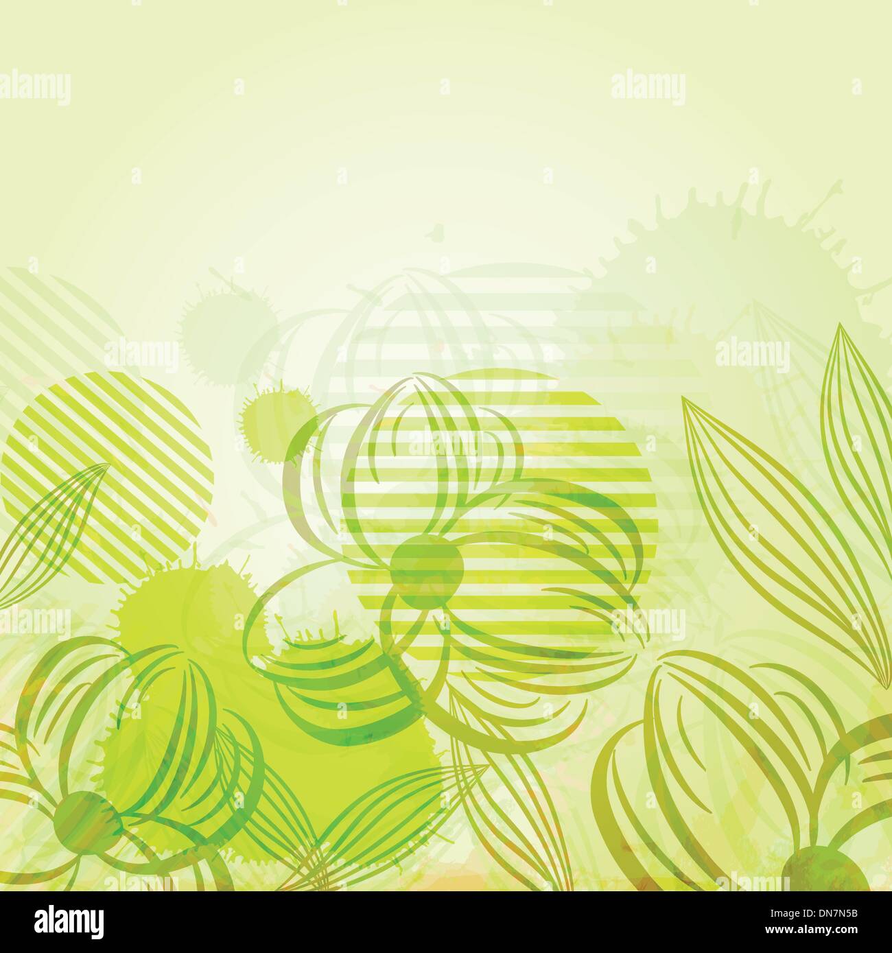 Motif délicat avec des fleurs aux couleurs pastel. Illustration de Vecteur